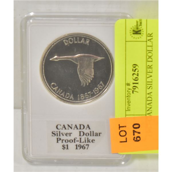 1967 CANADA SILVER DOLLAR