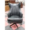 Image 2 : EXECUTIVE LEATHER SWIVEL OFFICE CHAIR