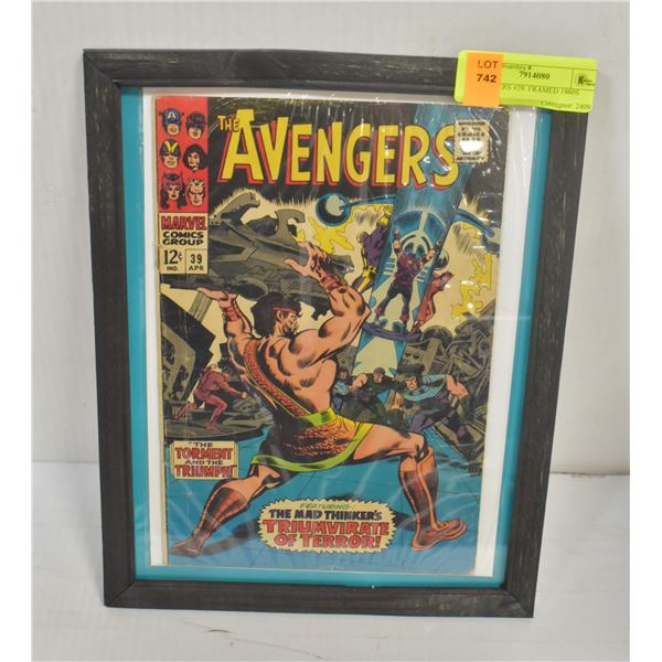 AVENGERS #39. FRAMED 1960S