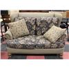 Image 1 : SCHNADIG LOVESEAT WITH CUSHIONS AND ACCENT PILLOWS