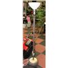 Image 1 : VINTAGE FLOOR LAMP (60"): ORNATE MARBLE BASE