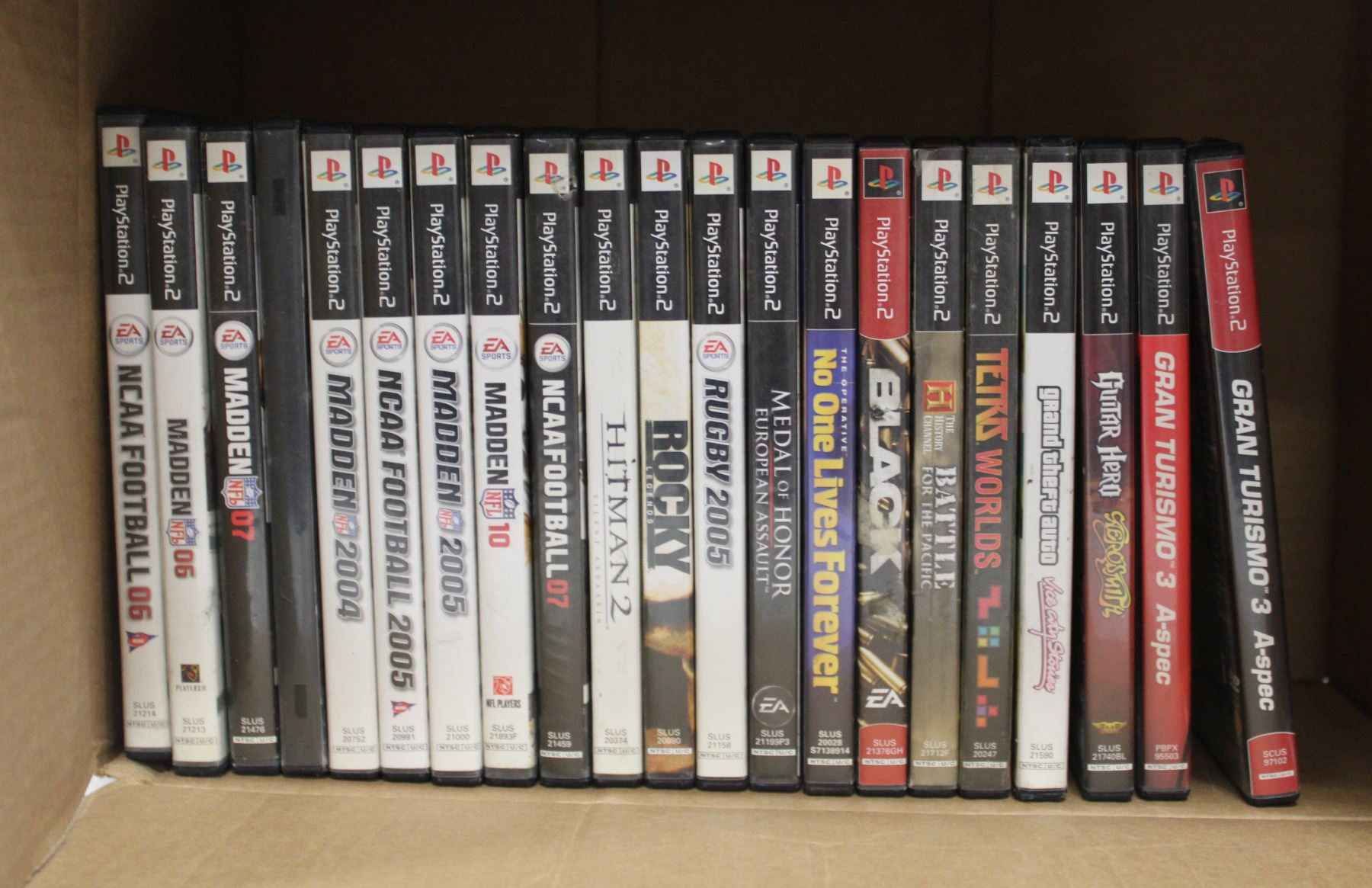Ps2 Box Set BOX OF PS2 GAMES - TESTED