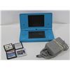 Image 1 : BLUE NINTENDO DS WITH 4 GAMES