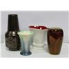 Image 1 : ENGLISH ART POTTERY: FOUR VASES ROYAL WINTON