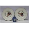 Image 1 : VINTAGE WEDGEWOOD TWO PORCELAIN PLATES