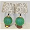 Image 1 : PAIR OF VINTAGE LAMPS