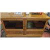 Image 1 : OAK TV STAND/ENTERTAINMENT CENTRE- 49" X 29" X 2