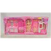 Image 1 : NEW DREAM ROOM PLAYSET - 2 ROOMS IN 1 SET W/ DOLL