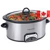 Image 1 : NEW STAINLESS STEEL CROCK POT