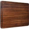 Image 1 : XXL LARGE WALNUT WOOD CUTTING BOARD 24 X 18