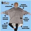 Image 1 : "THE COMFY" GRAY OVERSIZED SWEATER / HOODIE