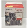 Image 1 : BROOKSTONE HEATED THROW 50 IN X 60 IN