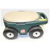 Image 1 : WHEELED GARDEN STOOL/STORAGE CART