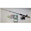 Image 1 : ICE FISHING ROD N REEL AND TACKLE