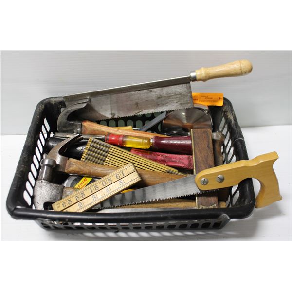 LOT OF MISC ESTATE TOOLS
