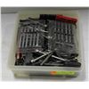 Image 1 : BIN OF DRILL BITS EXTENSIONS ATTACHMENTS AND MORE.