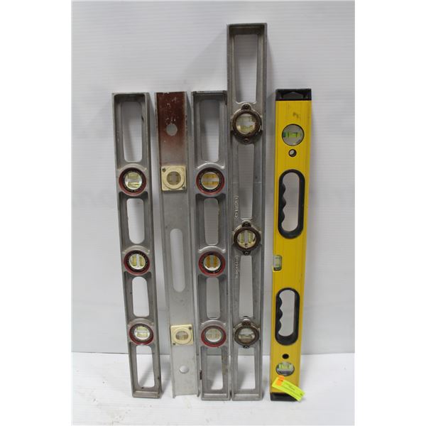 LOT OF VARIOUS METAL LEVELS