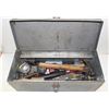 Image 1 : METAL TOOLBOX WITH CONTENTS