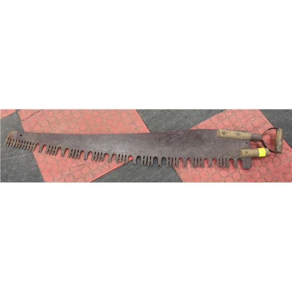 ANTIQUE LARGE HAND TREE SAW