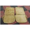 Image 1 : PAIR OF BEIGE SHERPA STYLE SEAT COVERS