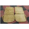 Image 1 : PAIR OF BEIGE SHERPA STYLE SEAT COVERS