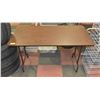 Image 1 : METAL UTILITY TABLE- 4'