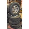 Image 1 : SET OF 4 WINTERCLAW 245/75R16 TIRES W/6BOLT GM