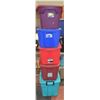Image 1 : LOT OF 5 TOTES WITH LIDS
