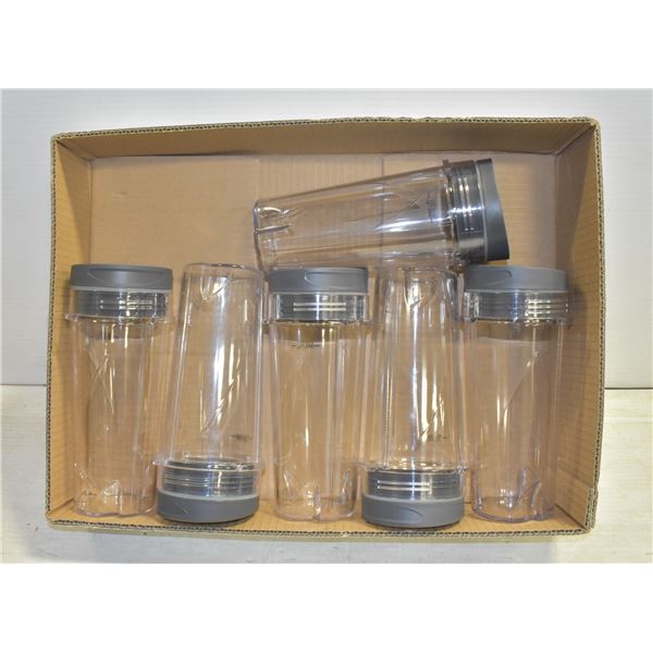 LOT OF 6 NEW BLENDER CUPS