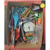 Image 1 : GARDENING TOOLS & MISC BOX LOT