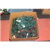 Image 1 : LARGE BOX WITH HUNDREDS OF LED LIGHTS - ALL