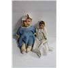 2 ANTIQUE COMPOSITION DOLLS