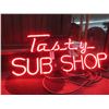 Image 1 : Tasty Sub Shop Neon - No Shipping
