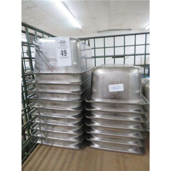 17-Third by 4" Insert Pans - 17 X $