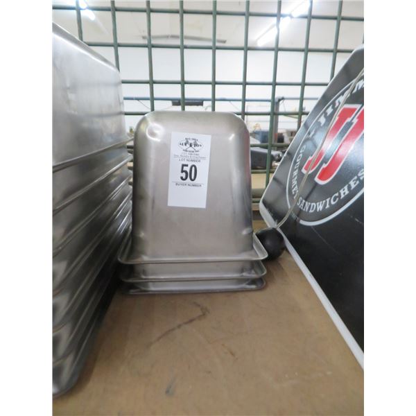 3-Sixth by 6" Insert Pans - 3 X $
