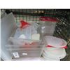 Image 2 : Bake Pans, Utensil Bins, Measuring Bins & Supplies