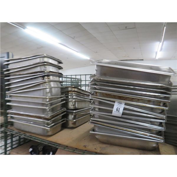 61-Third by 2" Insert Pans - 61 X $