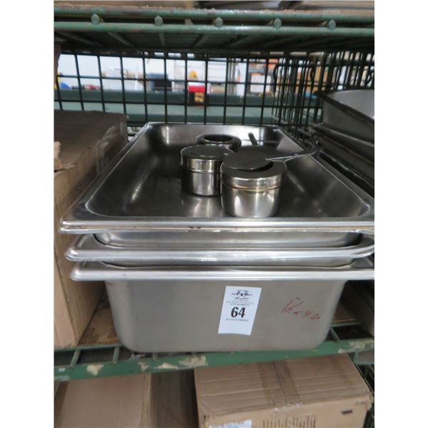 4-Full Size Insert Pans - 4 X $