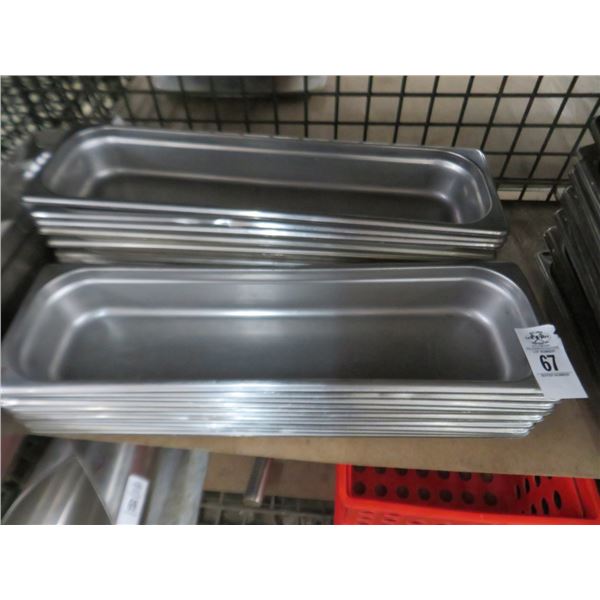 19-Half Size Elongated Insert Pans - 19 x $