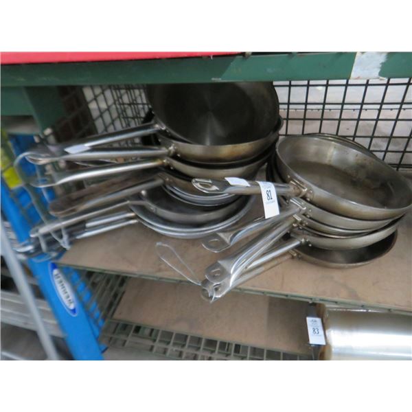 16-S/S Fry Pans - 16 X $