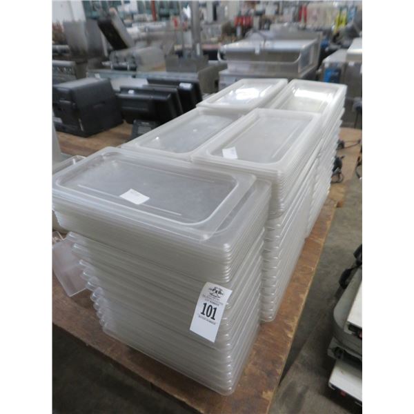 58-Cambro Third x 2" Pan w/Lids - 58 X $