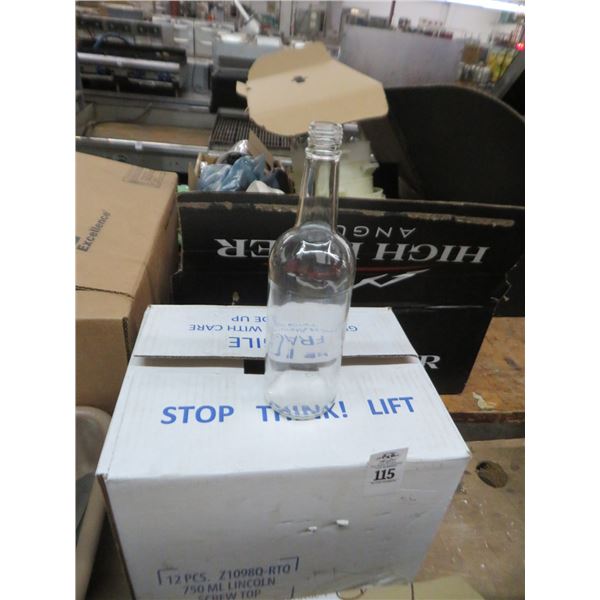 Large Glass Screw Top Bottles (12)
