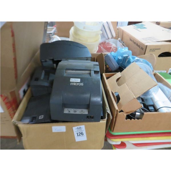 Micros POS System Printer & Card Runner Screens