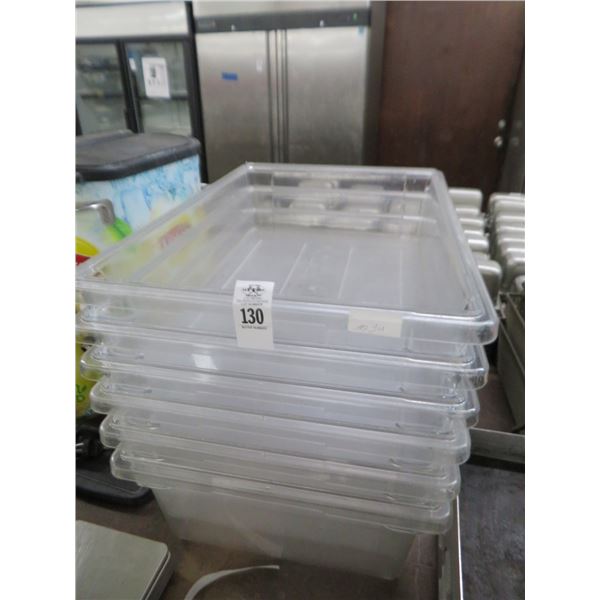 6-Full Cambro Pans - 6 X $