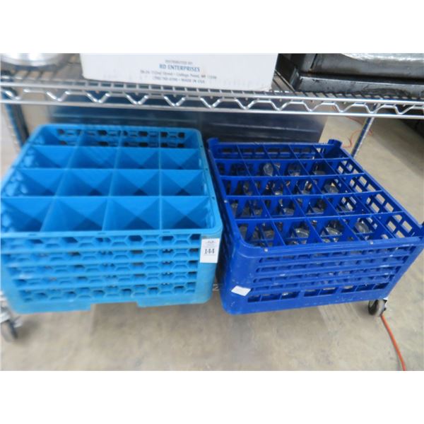 Dishwasher Trays (2), w/39 Rock Glasses