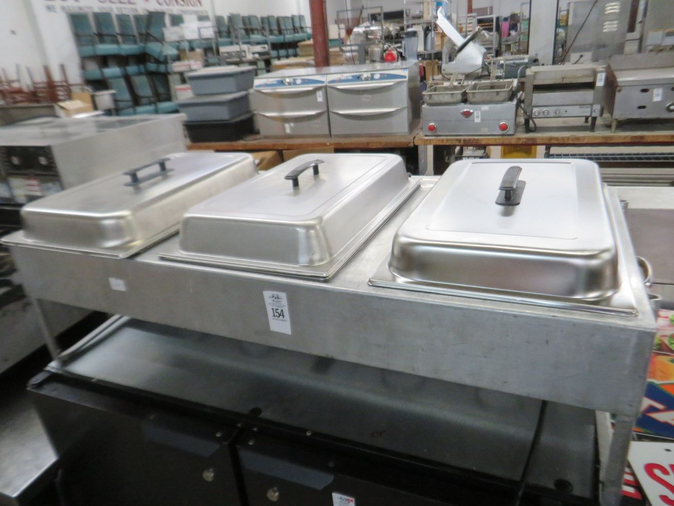 Aluminum Triple Portable Buffet Table