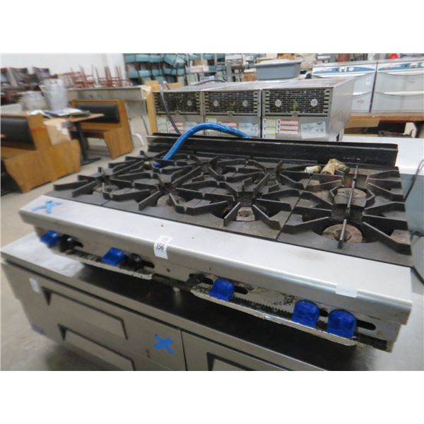 Jade Gas 8 Burner Countertop Range