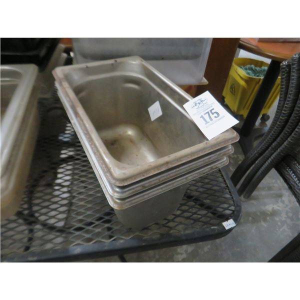 3-1/4 by 6" Insert Pans - 3 X $