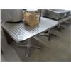 Image 1 : 4-Brushed Metal 4 -Top Tables - 4 X $