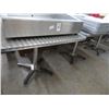 Image 3 : 4-Brushed Metal 4 -Top Tables - 4 X $